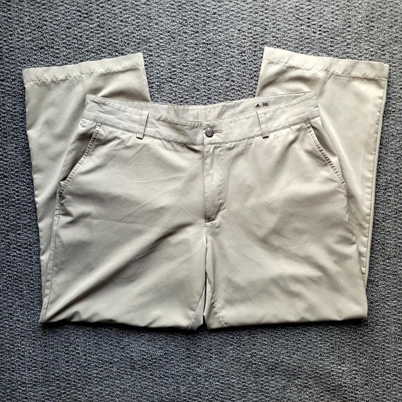 adidas Other - Adidas climalite golf pants size 36 cream activewear high rise, has pilling B